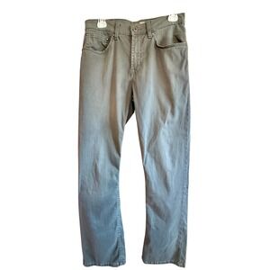 Wrangler Men Straight Fit Gray Jeans Pants Size 29x30 Cotton Spandex Blend